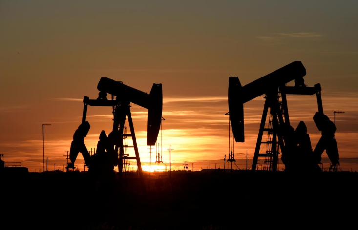 pump jacks operate at sunset in an oil field in midland texas us photo reuters
