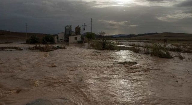 parts of four highways surrounding the spanish capital were blocked off on monday evening as were five metro lines where some stations were flooded photo afp parts of four highways surrounding the spanish capital were blocked off on monday evening as were five metro lines where some stations were flooded photo afp