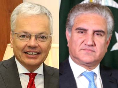 qureshi briefs belgian counterpart on kashmir situation qureshi briefs belgian counterpart on kashmir situation