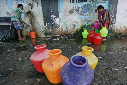 water women quench thirst of central india s parched villages