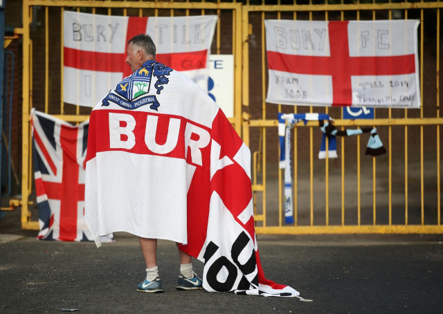 for bury though the bell has tolled on their time in the football league ending over 100 years of participation which yielded two fa cups and produced players like former manchester city and england great colin bell photo afp for bury though the bell has tolled on their time in the football league ending over 100 years of participation which yielded two fa cups and produced players like former manchester city and england great colin bell photo afp