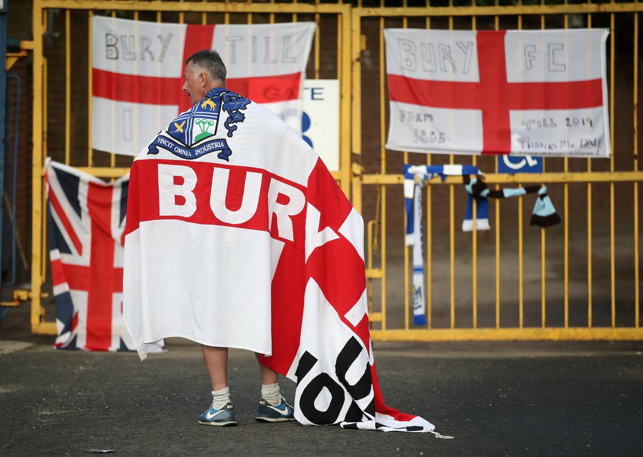 for bury though the bell has tolled on their time in the football league ending over 100 years of participation which yielded two fa cups and produced players like former manchester city and england great colin bell photo afp