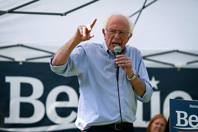 2020 democratic us presidential candidate and us senator bernie sanders speaks during a campaign event in west branch iowa us august 19 2019 photo reuters 2020 democratic us presidential candidate and us senator bernie sanders speaks during a campaign event in west branch iowa us august 19 2019 photo reuters