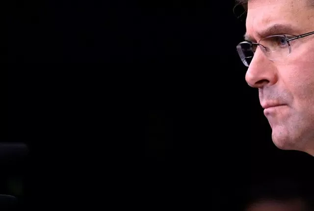 us defense secretary mark esper shown during his first press briefing at the pentagon in washington made clear he would not rock the boat photo afp us defense secretary mark esper shown during his first press briefing at the pentagon in washington made clear he would not rock the boat photo afp