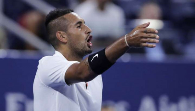 kyrgios plays unseeded frenchman antoine hoang in the second round on thursday photo reuters kyrgios plays unseeded frenchman antoine hoang in the second round on thursday photo reuters