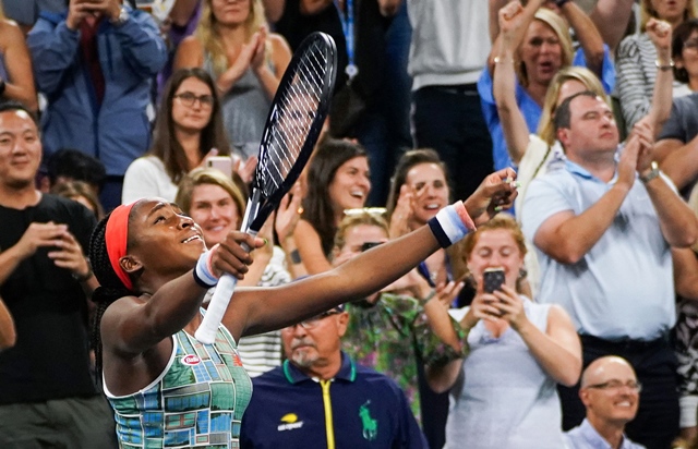 gauff rode into this year 039 s tournament with enormous expectations after a dream run at wimbledon where she beat five times champion venus williams on her way to the fourth round photo afp