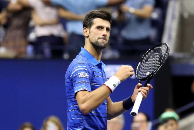 next up djokovic a three time us open winner booked a sunday showdown with three time slam winner stan wawrinka photo afp next up djokovic a three time us open winner booked a sunday showdown with three time slam winner stan wawrinka photo afp