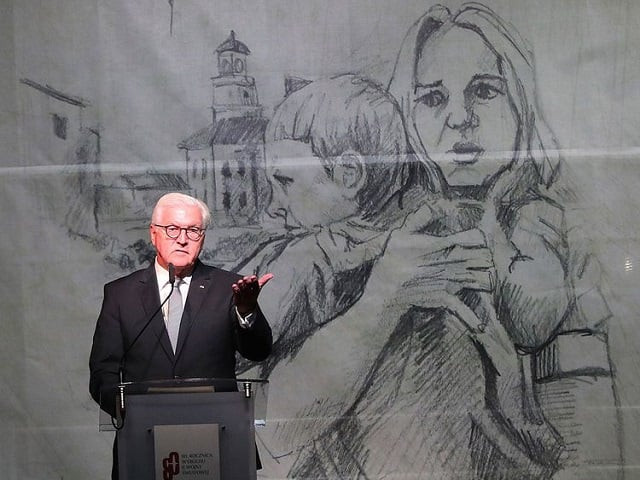 german president frank walter steinmeier speaks at the commemoration ceremony of the 80th anniversary of the start of world war ii in wielun poland sunday sept 1 2019 photo ap german president frank walter steinmeier speaks at the commemoration ceremony of the 80th anniversary of the start of world war ii in wielun poland sunday sept 1 2019 photo ap