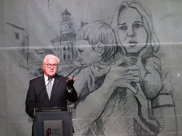 german president frank walter steinmeier speaks at the commemoration ceremony of the 80th anniversary of the start of world war ii in wielun poland sunday sept 1 2019 photo ap german president frank walter steinmeier speaks at the commemoration ceremony of the 80th anniversary of the start of world war ii in wielun poland sunday sept 1 2019 photo ap