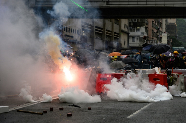 there have been weeks of often violent clashes between police and protesters photo afp