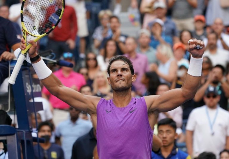 second seed nadal is concerned about form as much as rest although he did withdraw from a tuneup event in cincinnati after winning at montreal photo afp