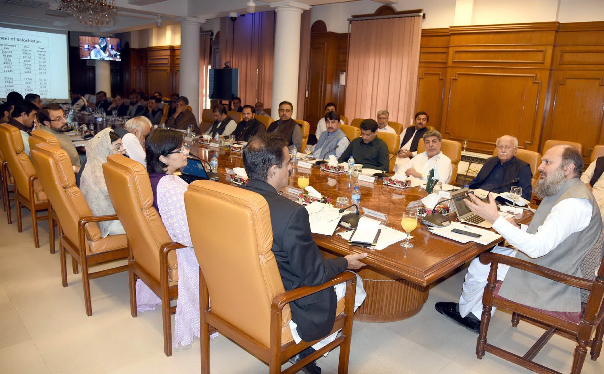 balochistan chief minister jam kamal chairs cabinet meeting photo express
