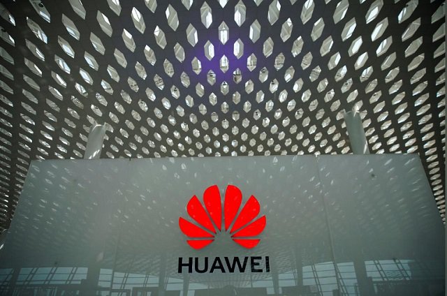 a huawei company logo is pictured at the shenzhen international airport in shenzhen guangdong province china july 22 2019 photo reuters