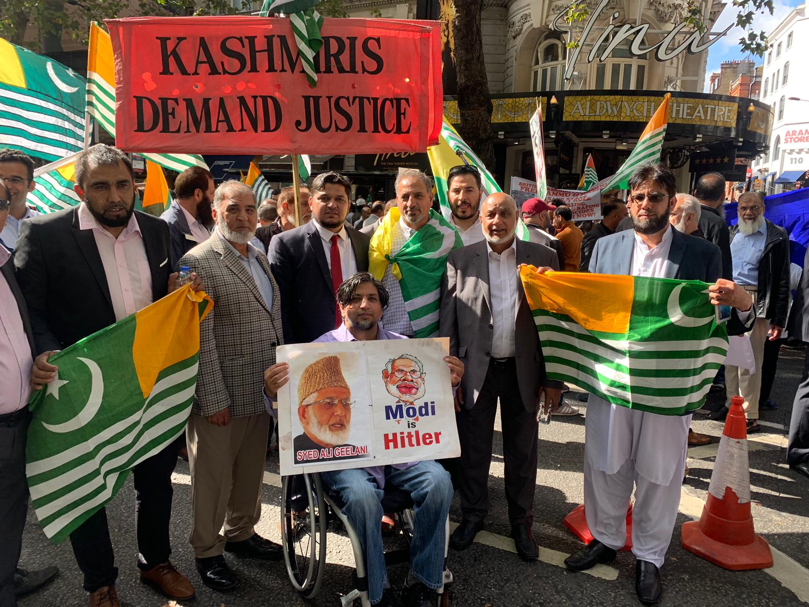 british kashmiris march in london to show solidarity with iok residents