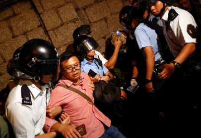 two hospitalized in hong kong after police clash with protesters two hospitalized in hong kong after police clash with protesters