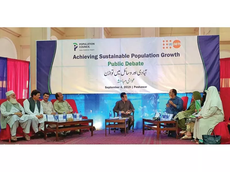 participants deliberate over population and sustainable resources in peshawar photo express participants deliberate over population and sustainable resources in peshawar photo express