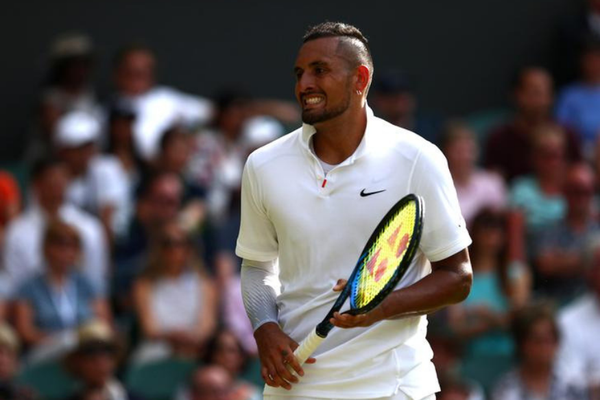 kyrgios was warned that he could also face suspension from the sport once a full investigation had taken place photo afp