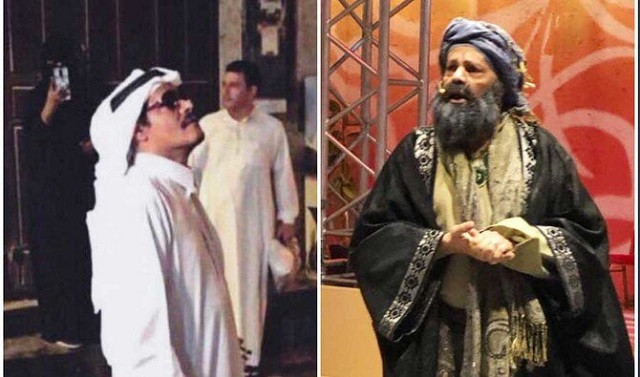 saudi actor mohammed al zahrani playing late singer talal maddah and ibn al haitham photos courtesy arab news saudi actor mohammed al zahrani playing late singer talal maddah and ibn al haitham photos courtesy arab news