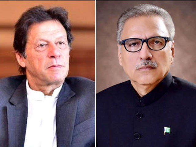 prime minister imran khan and president arif alvi photo file