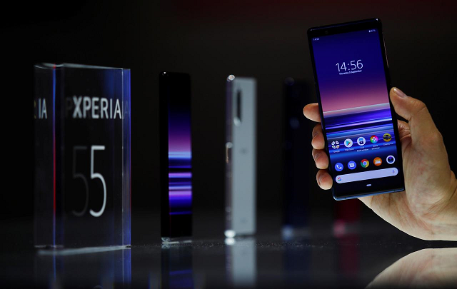 sony 039 s xperia 5 mobile is pictured at the ifa consumer tech fair in berlin germany september 5 2019 photo reuters