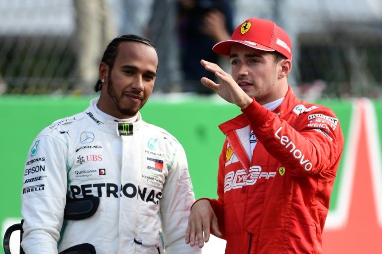 formula one champion who qualified second behind ferrari 039 s charles leclerc in his mercedes repeated his warning about the dangers of drivers slowing down in a bunch to find a tow photo afp