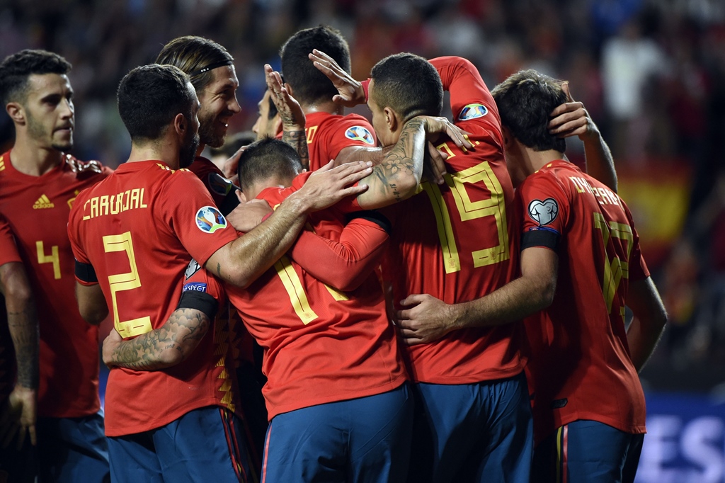 closer to qualification spain coach robert moreno believes the team has qualified for euro 2020 with six wins from as many matches but not yet mathematically photo afp