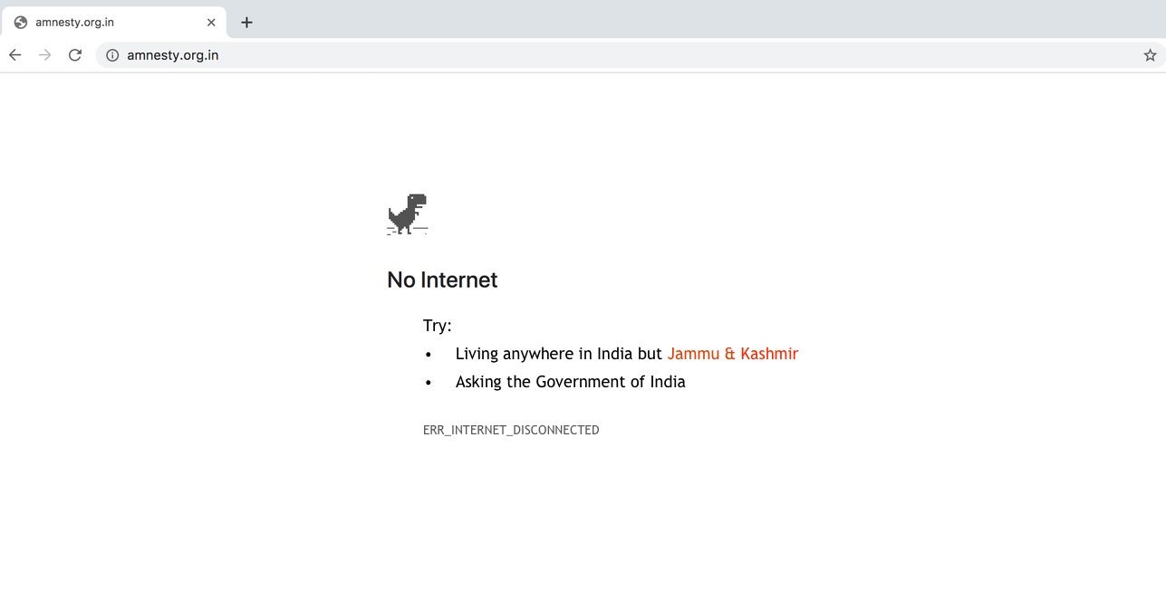 selective policing internet shutdown in kashmir and beyond