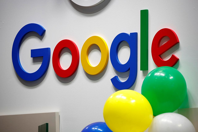 the logo of google is seen at the high profile startups and high tech leaders gathering viva tech in paris france may 16 2019 photo reuters