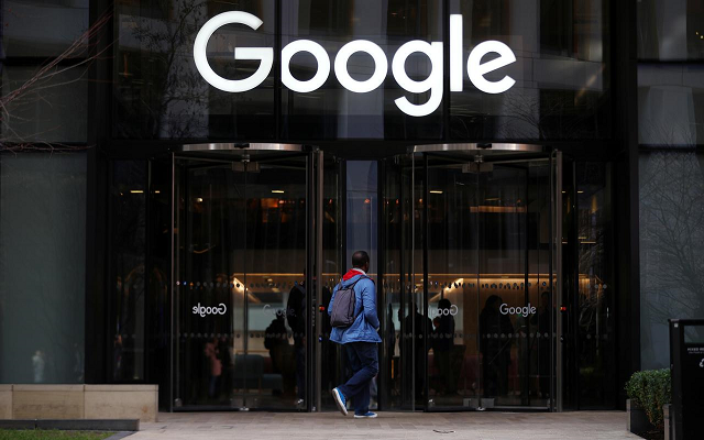 the google logo is pictured at the entrance to the google offices in london britain january 18 2019 photo reuters