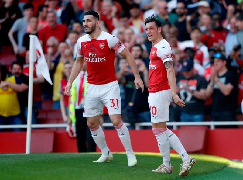 the stark warning from former soldier alex bomberg comes after arsenal stars mesut ozil and sead kolasinac were targeted in a carjacking attack by knife wielding men on mopeds in london in july photo afp