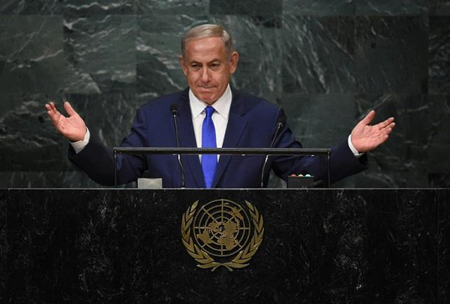 israeli prime minister benjamin netanyahu addresses the un general assembly on september 22 2016 photo afp