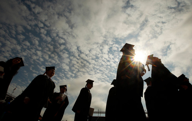 a reuters file photo of graduating students a reuters file photo of graduating students