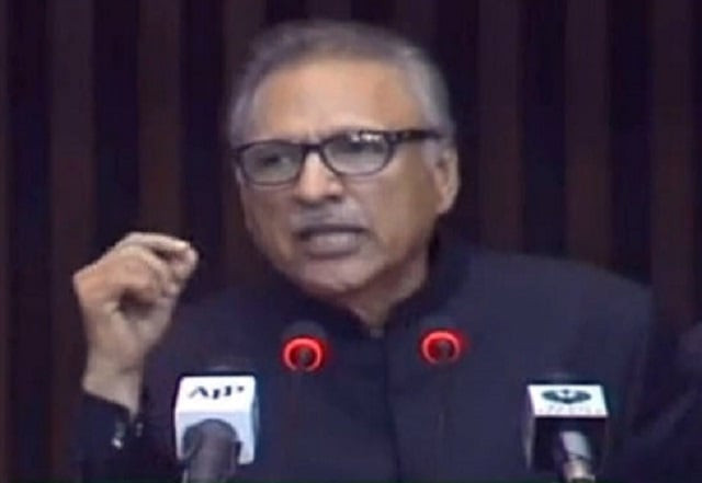 india s bid to commit genocide in iok won t be tolerated president alvi india s bid to commit genocide in iok won t be tolerated president alvi