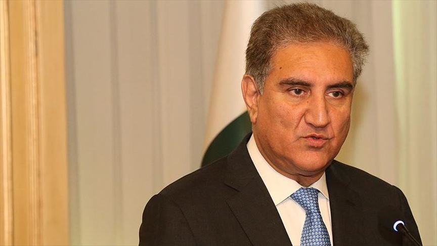 foreign minister shah mehmood qureshi photo courtesy anadolu agency video news
