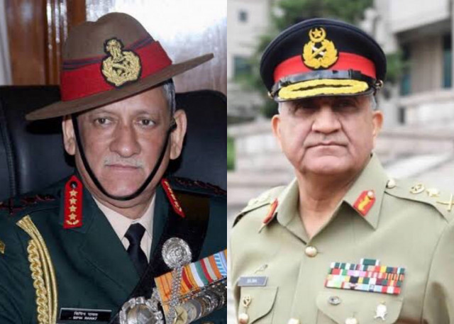 pakistan 039 s chief of army staff general qamar javed bajwa and indian army chief general bipin rawat photos file pakistan 039 s chief of army staff general qamar javed bajwa and indian army chief general bipin rawat photos file