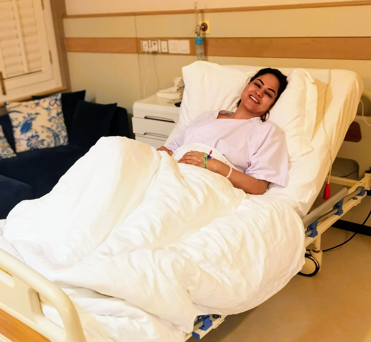 veena malik undergoes successful breast tumour removal surgery