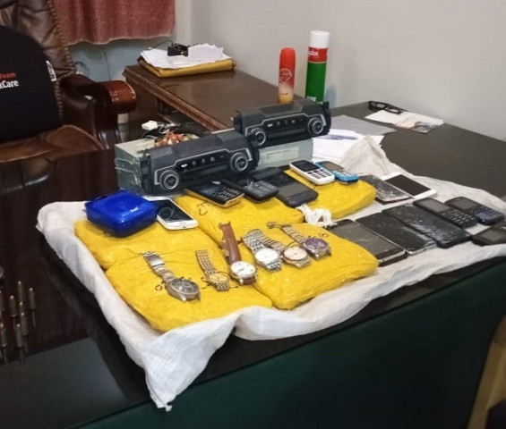 hand grenades six kilos of hashish and other looted goods including mobile phones and wrist watches recovered in sohrab goth raid photo express hand grenades six kilos of hashish and other looted goods including mobile phones and wrist watches recovered in sohrab goth raid photo express