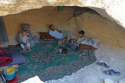 idlib chaos forces displaced syrians into strange dwellings