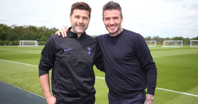 former england captain beckham was in the stands as the north londoners scored four times before the break with son heung min netting twice serge aurier forcing an own goal from patrick van aanholt and erik lamela completing the rout photo afp former england captain beckham was in the stands as the north londoners scored four times before the break with son heung min netting twice serge aurier forcing an own goal from patrick van aanholt and erik lamela completing the rout photo afp