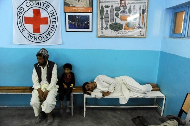 the international committee of the red cross has been providing medical support in afghanistan for more than 30 years photo afp
