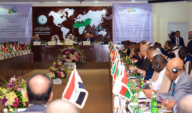 foreign ministers and diplomats of the organisation of islamic conference oic attend a conference in jeddah on sunday sept 15 2019 photo oic