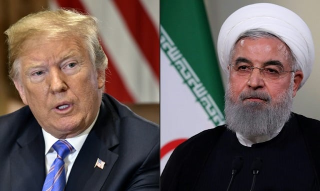 arch foes tehran and washington have been at loggerheads since may last year when trump withdrew from a 2015 nuclear deal photo afp file