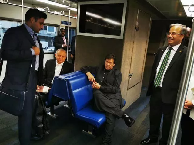 prime minister imran khan with his delegation during his maiden visit to the united states back in july photo pid file prime minister imran khan with his delegation during his maiden visit to the united states back in july photo pid file