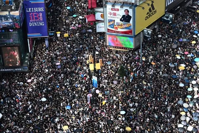 hong kong saw another huge rally on sunday photo afp hong kong saw another huge rally on sunday photo afp