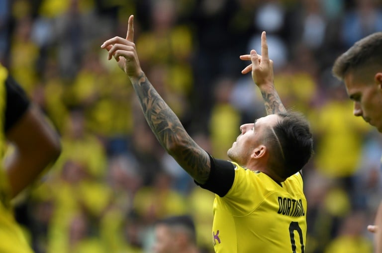 alcacer 26 joined dortmund in 2018 after struggling to hold down a place in the first team in two seasons at star studded barcelona photo afp