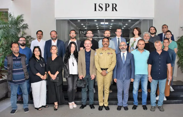 dg ispr maj gen asif ghafoor with a group of turkish journalists at the military media wing 039 s headquarters in rawalpindi on september 16 photo ispr dg ispr maj gen asif ghafoor with a group of turkish journalists at the military media wing 039 s headquarters in rawalpindi on september 16 photo ispr