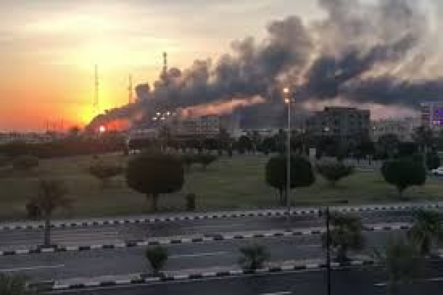 the attack that shut five per cent of global crude output has triggered the biggest surge in oil prices since 1991 photo file the attack that shut five per cent of global crude output has triggered the biggest surge in oil prices since 1991 photo file