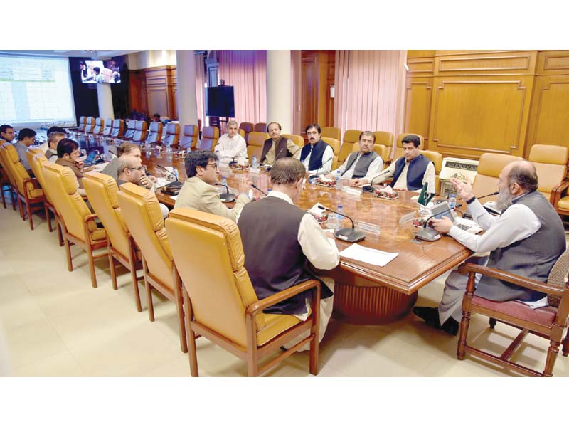 chief minister jam kamal chairs a meeting on development projects in quetta photo express