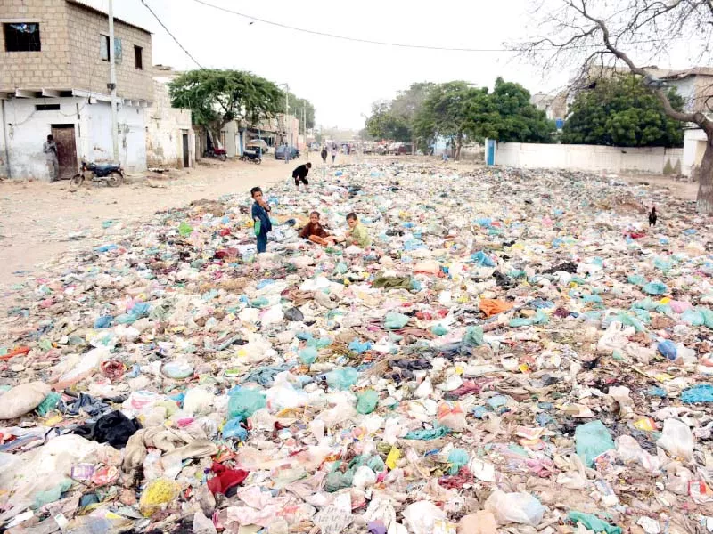 piles of garbage accumulated in korangi area has been contributing to the unhygenic atmosphere in the city various health issues have plagued citizens as the city rots in light of negligent authorities photo ppi piles of garbage accumulated in korangi area has been contributing to the unhygenic atmosphere in the city various health issues have plagued citizens as the city rots in light of negligent authorities photo ppi