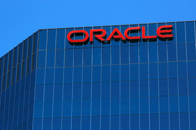 the oracle logo is shown on an office building in irvine california us june 28 2018 photo reuters